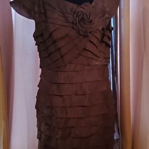 Brown Party Dress